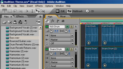 Adobe Audition 2.0 and AlphaTrack