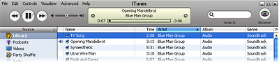 iTunes Interface